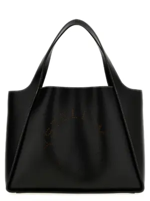 Logo shopping bag STELLA MCCARTNEY Black