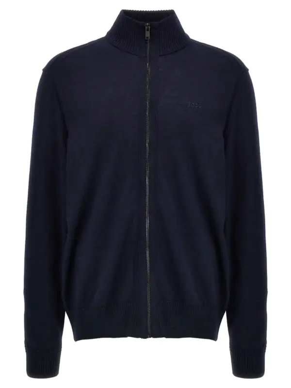 'Balonso-L' cardigan HUGO BOSS Blue