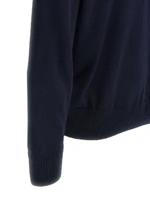 'Balonso-L' cardigan 100% wool HUGO BOSS Blue