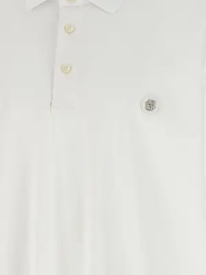'C-Parris' polo shirt 100% cotton HUGO BOSS White