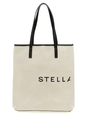 Logo shopping bag STELLA MCCARTNEY Beige