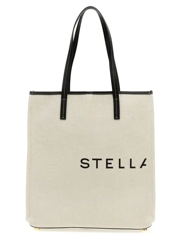 Logo shopping bag STELLA MCCARTNEY Beige