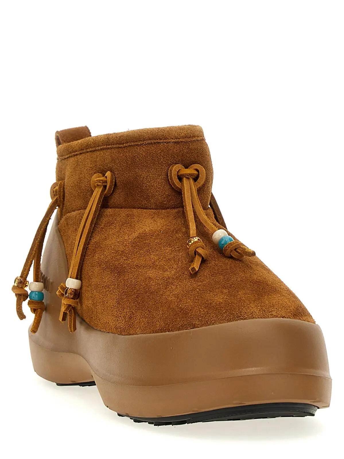 Черевики Moon Boot Luna Low Suede Beads Коричневі 2 'Luna Low Suede Beads' ankle boots 80D2480100M008 MOON BOOT Brown