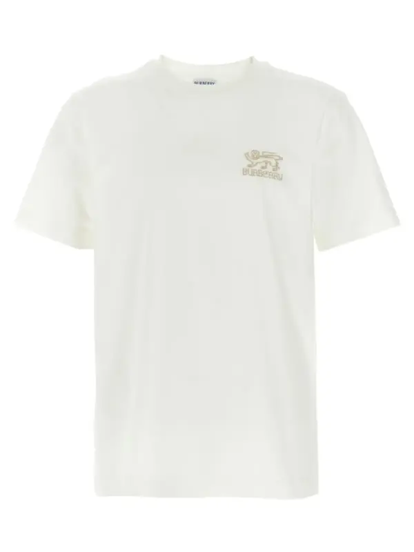 'SP25' T-shirt BURBERRY White