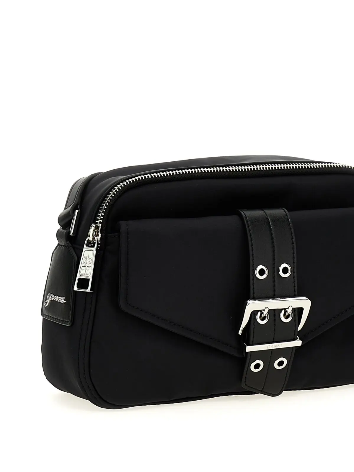 Сумка крос-боді Ganni Bucky Чорна 3 'Bucky' crossbody bag Woman GANNI Black