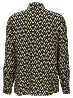 Valentino Garavani 'Toute la V' shirt B3AB78390RR6E VALENTINO GARAVANI White/Black