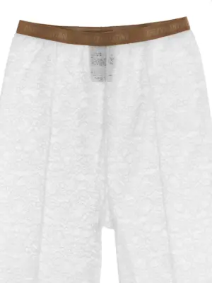 Valentino Garavani 'Chez Valentino' lace tights Woman VALENTINO GARAVANI White