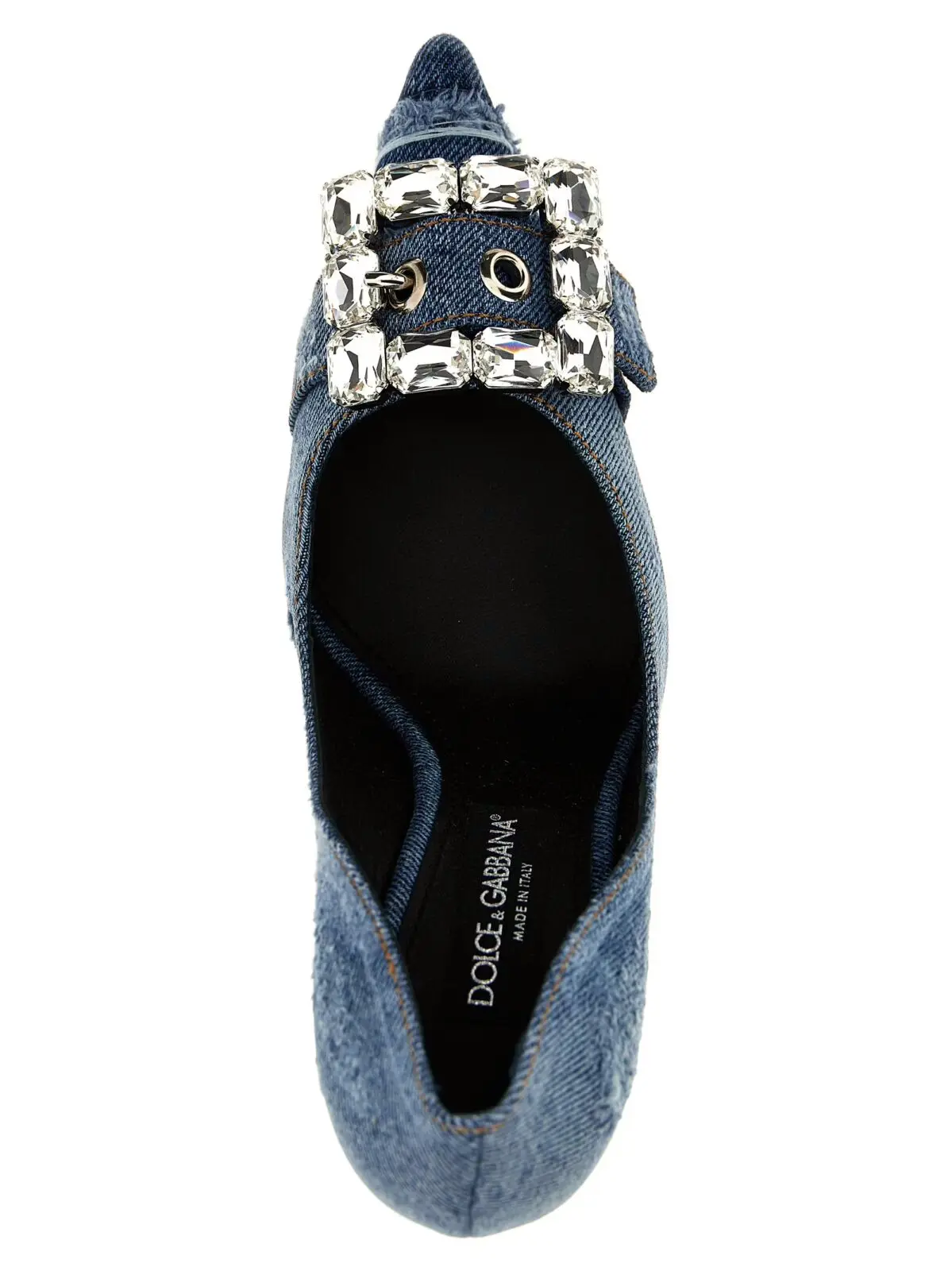 Туфлі Dolce Gabbana Lollo Сині 4 'Lollo' pumps 100% cotton DOLCE & GABBANA Blue