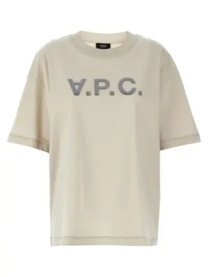 'Oversize Grand VPC' T-shirt A.P.C. Beige