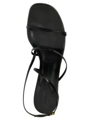'Loop Kitten' sandals 100% calfskin leather (Bos Taurus) KHAITE Black