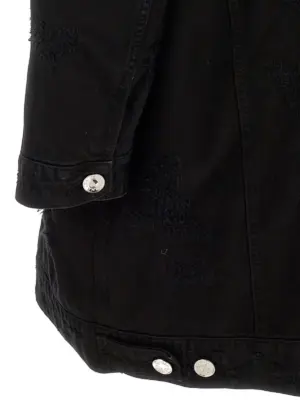 Denim long jacket 100% cotton DOLCE & GABBANA Black