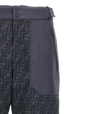 'FF' ski pants Man FENDI Blue