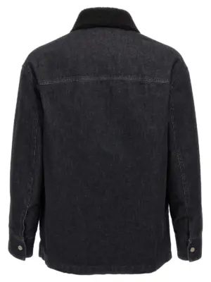 Denim jacket FW1363ATK7F0QA1 FENDI Black