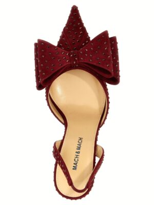 'Le Cadeau' slingback  MACH & MACH Bordeaux