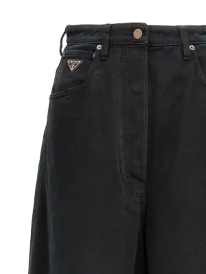 Denim jeans Woman PRADA Black