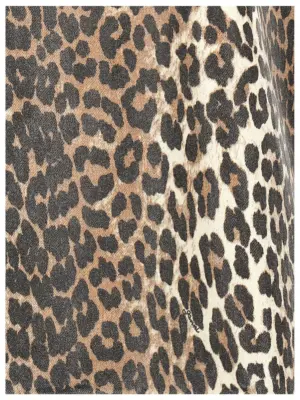 Leopard mini dress 99% cotton