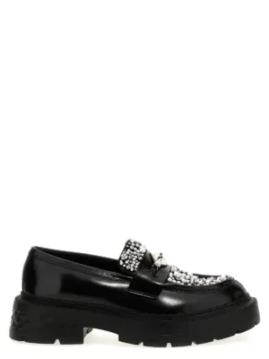'Marlow Diamond' loafers JIMMY CHOO Black