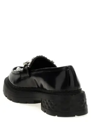 'Marlow Diamond' loafers Woman JIMMY CHOO Black