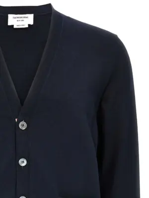 '4-Bar' cardigan Man THOM BROWNE Blue