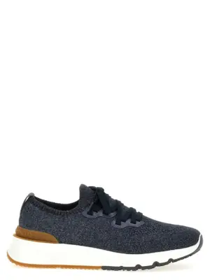 Knitted sneakers BRUNELLO CUCINELLI Blue