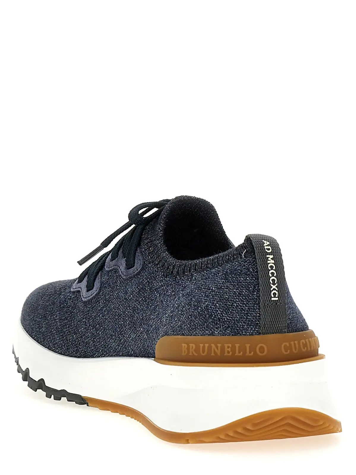 Кросівки Brunello Cucinelli Knitted Сині 3 Knitted sneakers Man BRUNELLO CUCINELLI Blue