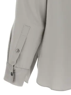 'N Straight' shirt 100% silk THEORY Gray