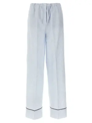 Striped pants PRADA Light Blue