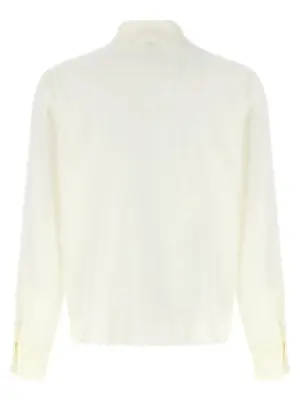 Silk logo shirt P473FSOOO14KGF0304 PRADA White