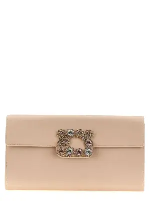 'Efflorescence' clutch ROGER VIVIER Pink