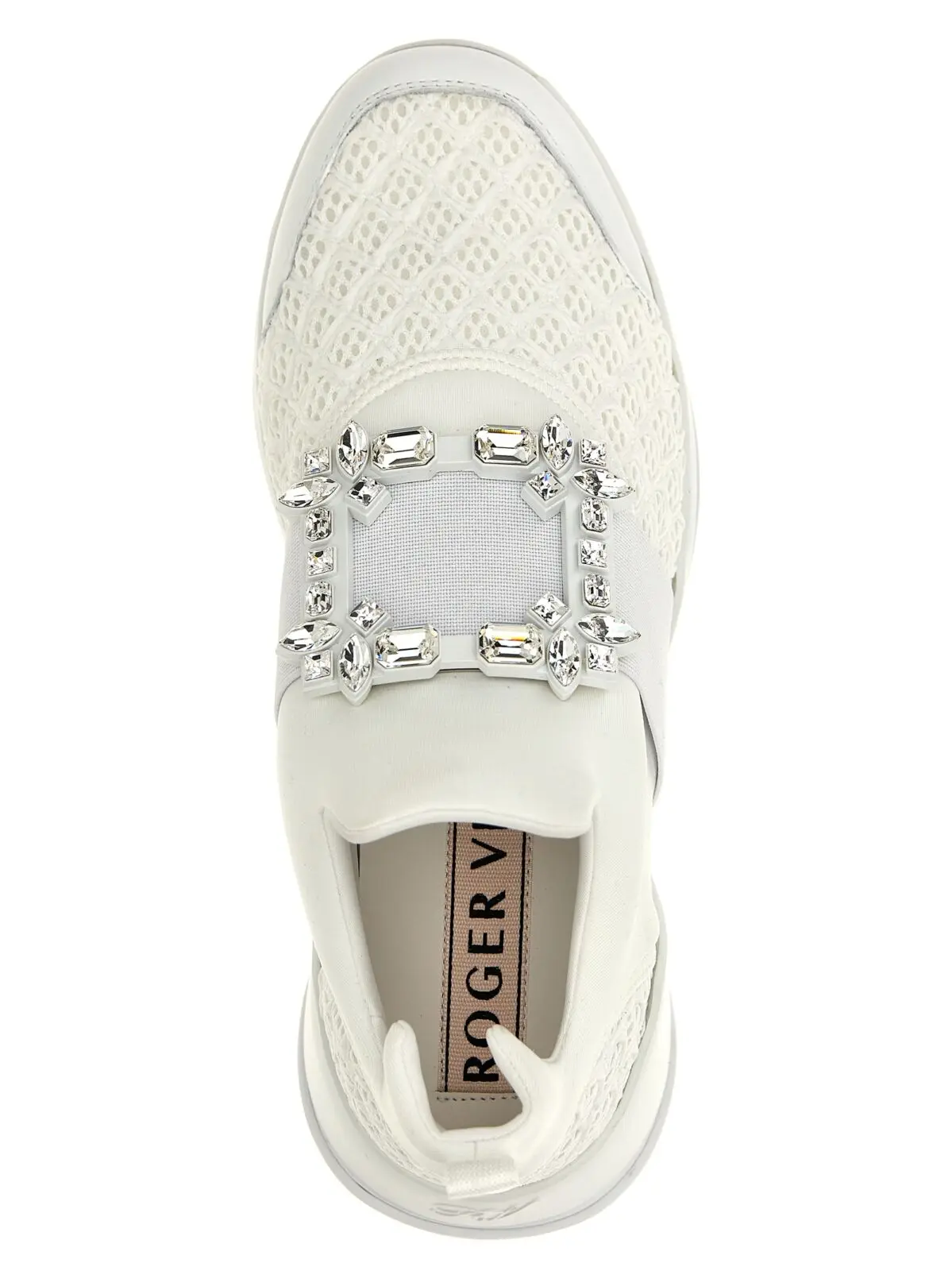 Кросівки Roger Vivier Viv Run Білі 4 'Viv' Run sneakers 85% polyester