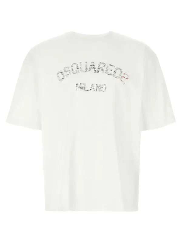 'Loose Fit' T-shirt DSQUARED2 White