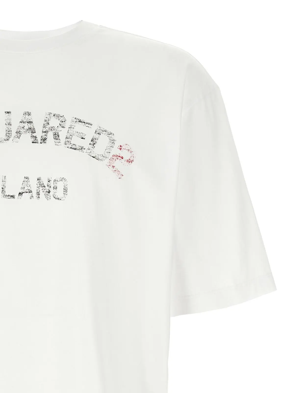 Футболка Dsquared2 Loose Fit Біла 3 'Loose Fit' T-shirt Man DSQUARED2 White