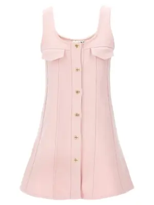 Mini dress GANNI Pink