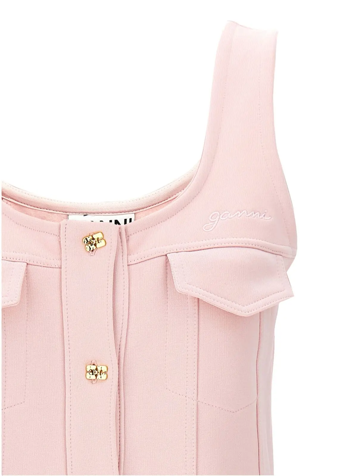 Сукня Ganni Mini Рожева 3 Mini dress Woman GANNI Pink