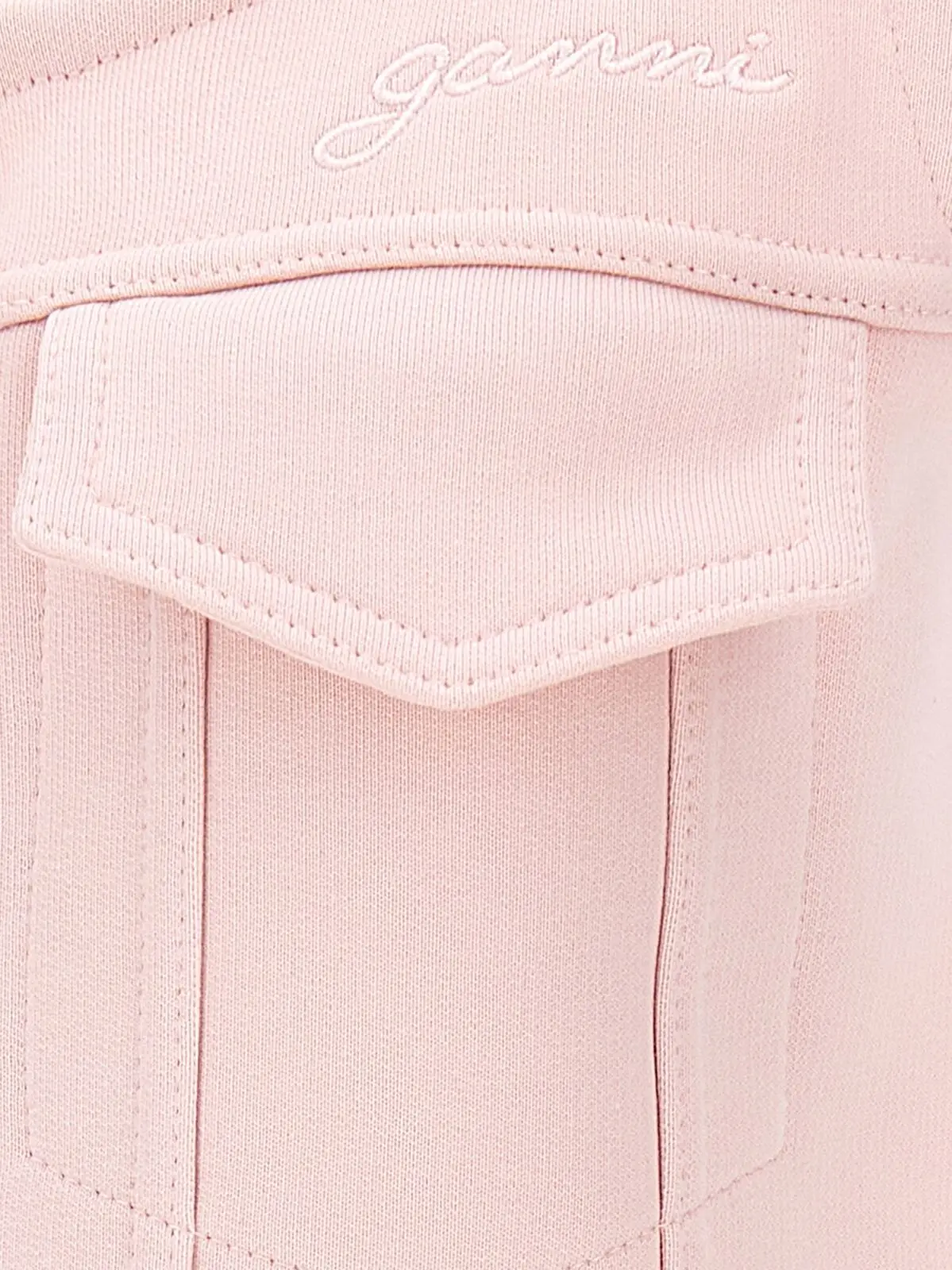 Сукня Ganni Mini Рожева 4 Mini dress 100% cotton GANNI Pink