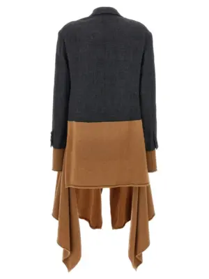 Shawl blazer UC2D13031TCHARCOAL UNDERCOVER Multicolor