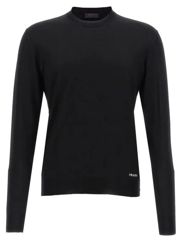 Silk sweater PRADA Black