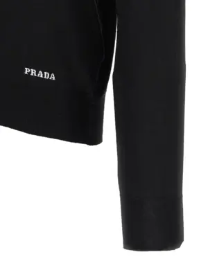 Silk sweater 100% silk PRADA Black