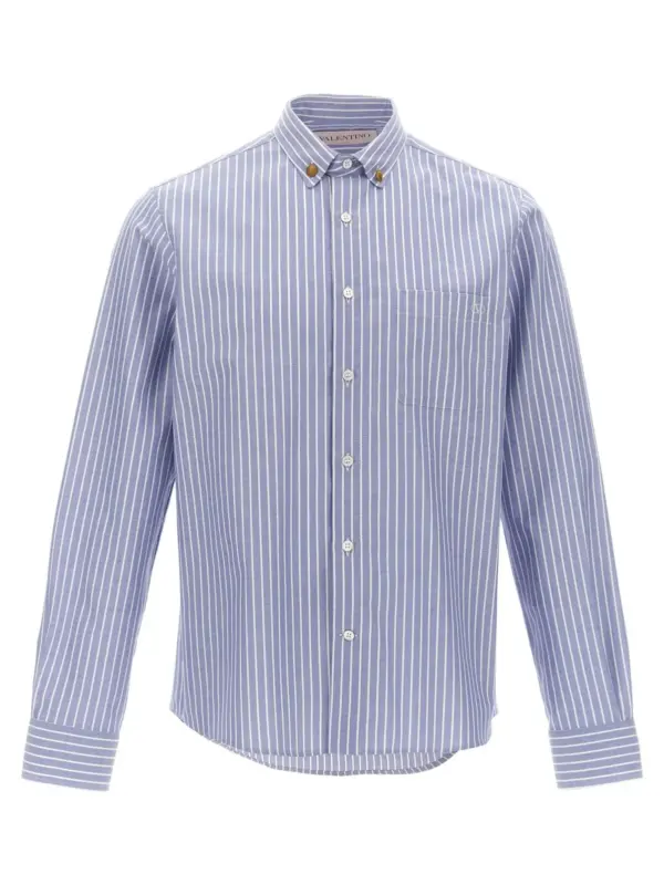 Valentino Garavani striped shirt VALENTINO GARAVANI Light Blue