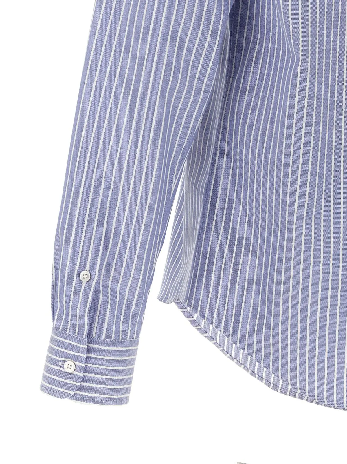Сорочка Valentino Garavani Striped Блакитна 4 Valentino Garavani striped shirt 100% cotton VALENTINO GARAVANI Light Blue
