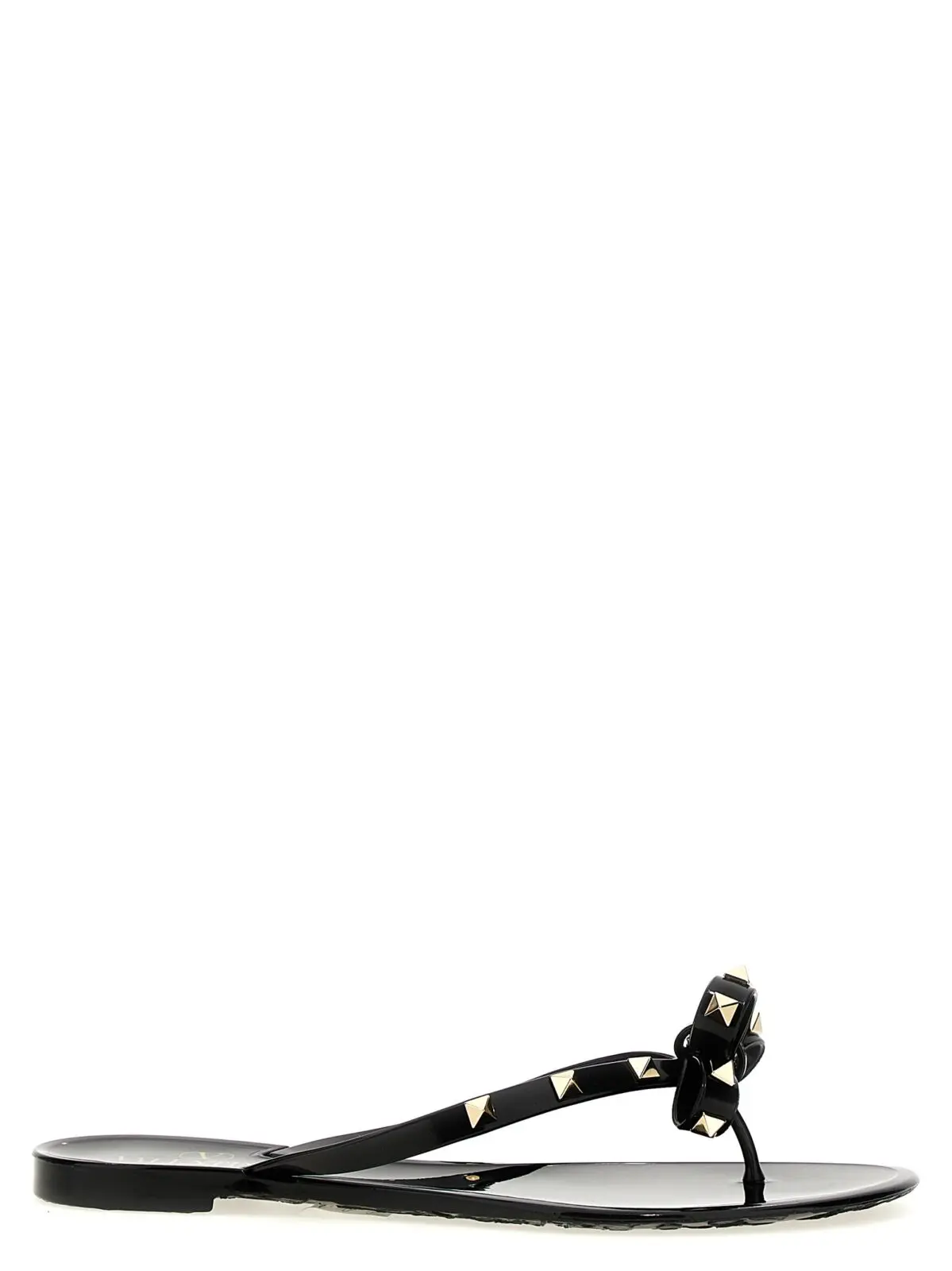 Босоніжки Valentino Garavani PM Thong Rockstud Чорні 1 Valentino Garavani 'PM Thong Rockstud' sandals VALENTINO GARAVANI Black
