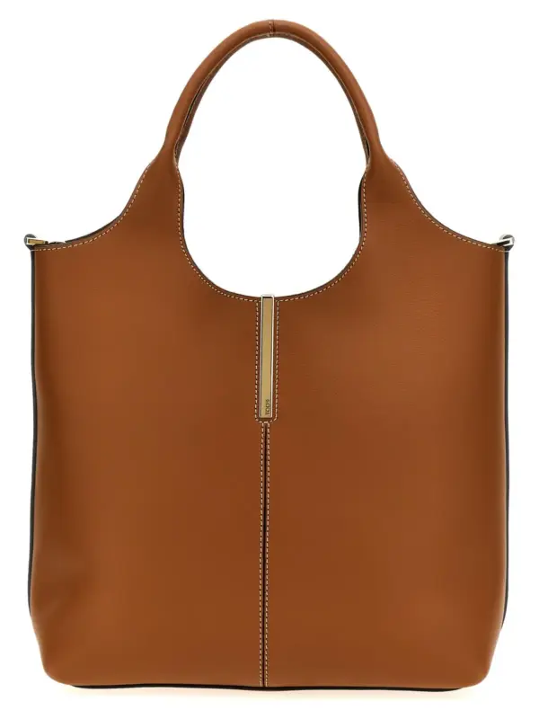 Small 'EBR' shopping bag TOD'S Brown