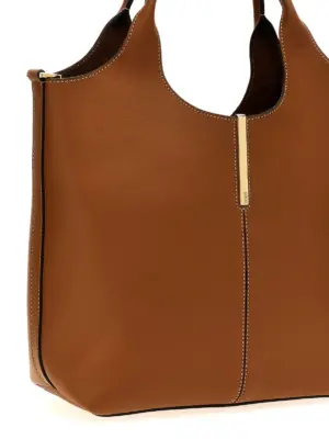 Small 'EBR' shopping bag Woman TOD'S Brown