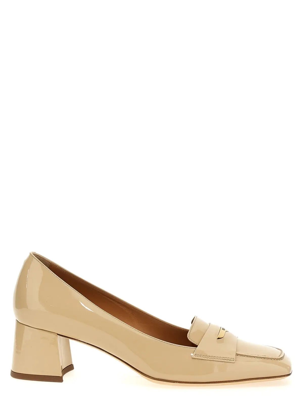 Туфлі на підборах Tod's Patent leather Бежеві 1 Patent leather pumps TOD'S Beige