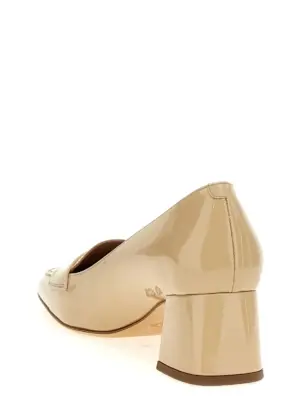 Patent leather pumps Woman TOD'S Beige