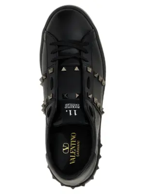 Valentino Garavani 'Rockstud Untitled' sneakers 100% calfskin leather (Bos Taurus) VALENTINO GARAVANI Black