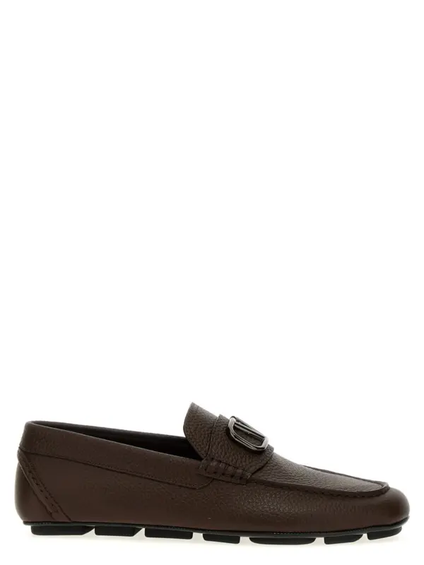 Valentino Garavani 'VLogo Signature' loafers VALENTINO GARAVANI Brown