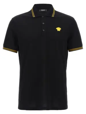 'Medusa' polo shirt VERSACE Black
