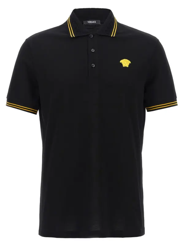 'Medusa' polo shirt VERSACE Black