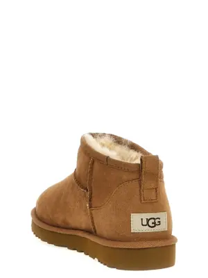 'M Classic Ultra Mini' ankle boots Man UGG Brown